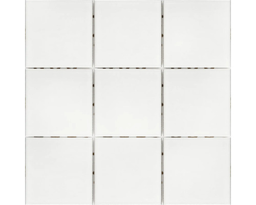 Keramisch mozaïek wit glans 30x30 cm