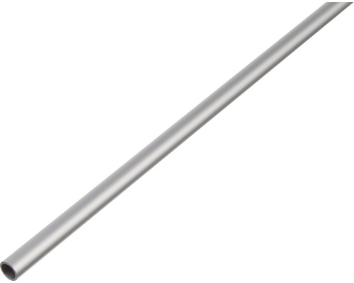 GAH.ALBERTS Ronde buis Ø 30x2 mm aluminium zilver, 100 cm Gedetailleerde afbeelding van een aluminium buis