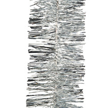 Zilveren lametta slinger voor kerstdecoratie