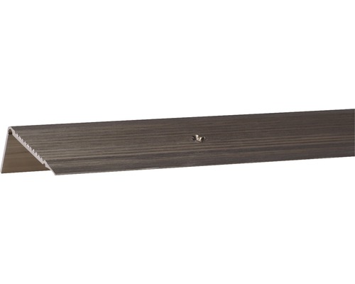 KAISERTHAL Trapprofiel 23x45 mm aluminium brons, 2000 mm Overgangsprofiel van metaal met schroefgaten