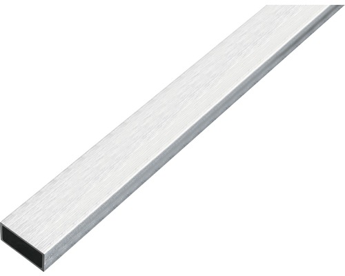 GAH.ALBERTS Rechthoekige stang 20x10x1 mm aluminium RVS-look, 100 cm