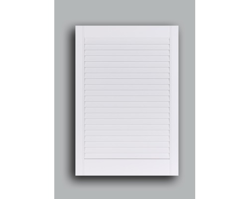 Louvredeur, grenen, wit, 61,5 x 39,4 cm Louvredeur, grenen, wit, 61,5 x 39,4 cm