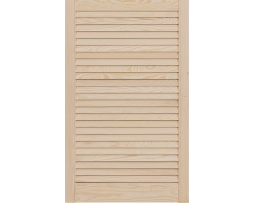 Louvredeur, grenen, open, 61,5 x 39,4 cm Louvredeur, grenen, open, 61,5 x 39,4 cm