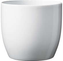 Witte keramische plantenpot