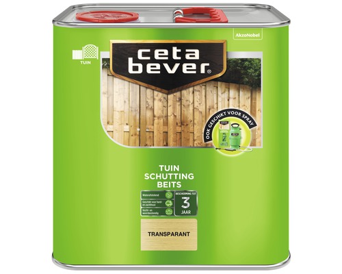 CETABEVER Schuttingbeits transparant 2,5 l Ceta Bever Tuinschuttingbeits, transparant, blik