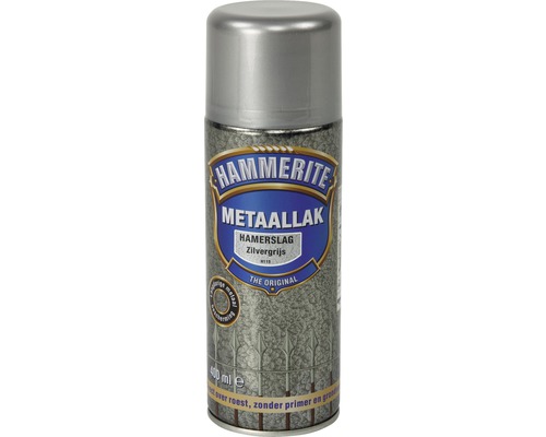 HAMMERITE Metaallak hamerslag zilvergrijs spuitbus 400 ml