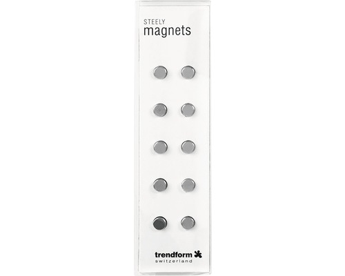 Steely magneten, 10 stuks