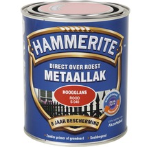 HAMMERITE Metaallak hoogglans rood S040 750 ml