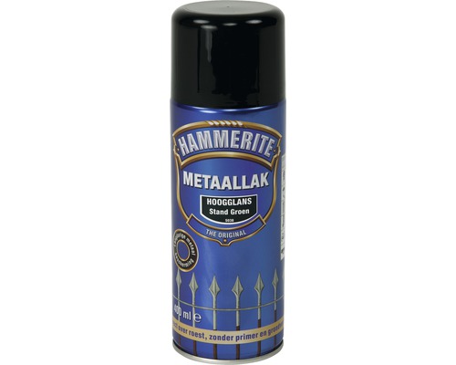 HAMMERITE Spuitbus metaallak hoogglans stand groen 400 ml Hammerite metaallak spuitbus voor oppervlaktebescherming