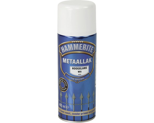 HAMMERITE Spuitbus metaallak hoogglans wit 400 ml