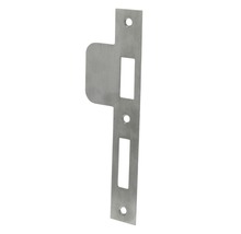 Metalen sluitplaat met rechthoekige uitsparingen en boorgaten