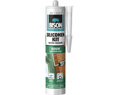 BISON Bouw siliconenkit wit 310 ml