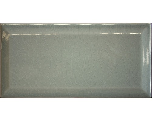 Wandtegel Metro Biselado smoke craquele 10x20 cm Keramische tegel met craquelé effect