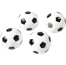 TRENDFORM Magneten voetballen zwart/wit 4 stuks