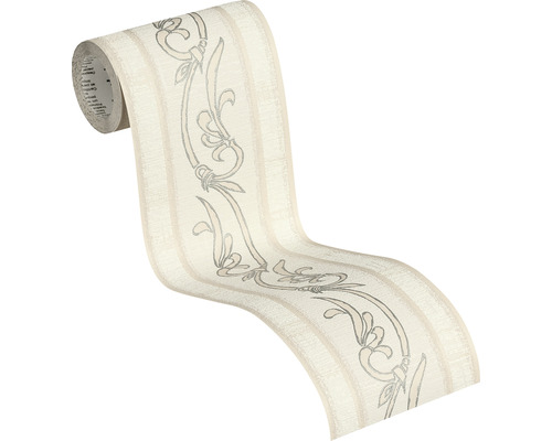 Behangrand met bloemmotief op rol