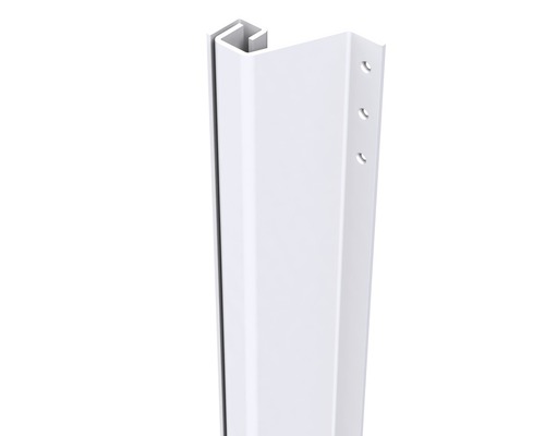 SECUSTRIP Anti-inbraakstrip Plus achterdeur 14-20 mm, 2115 mm wit RAL9010 Kunststof hoekprofiel met boorgaten voor de interieurbouw
