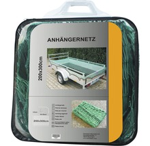 Verpakte aanhangwagennet met de afmetingen 200 bij 300 centimeter