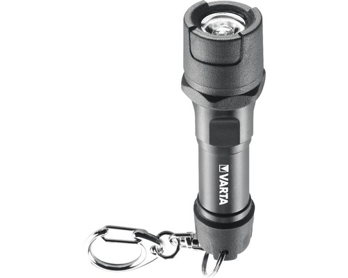 Zwarte Varta mini zaklamp met sleutelhanger