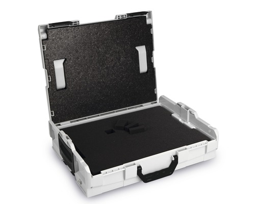 Open gereedschapskoffer met schuimrubberen inleg