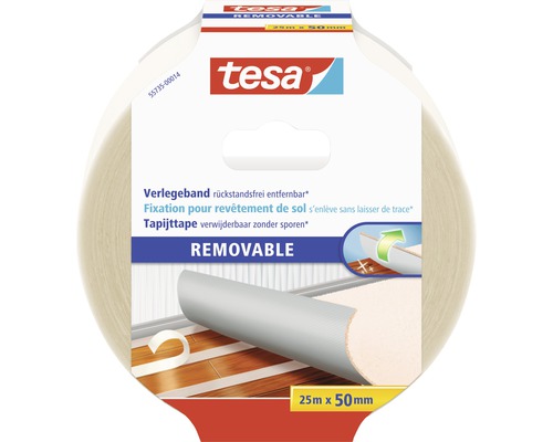 TESA Removable tapijttape 25 m x 50 mm