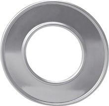 Metalen rozet voor sanitairtoepassingen