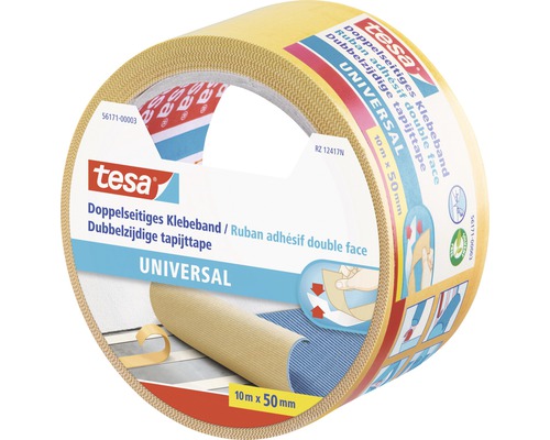 Tesa Universal dubbelzijdige kleefband 10 m x 50 mm