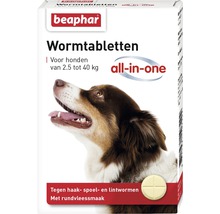 BEAPHAR Wormmiddel AIO hond 2,5-40 kg, 4 tabl-thumb-0