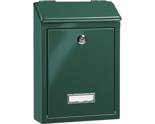 BURG WÄCHTER Brievenbus Favor LB 3 groen Stalen brievenbus met slot