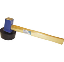 Rubber hamer met houten handvat, 1500 gram