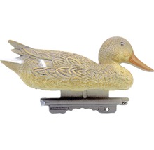 Decoratieve eendenfiguur voor de tuinvijver