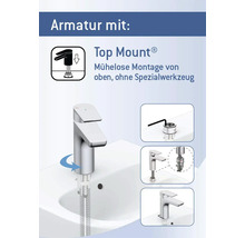 AVITAL Keukenkraan Themse met Top Mount® montage nikkel mat-thumb-3