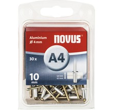 NOVUS Popnagel A4 aluminium Ø 4x10 mm, 30 stuks