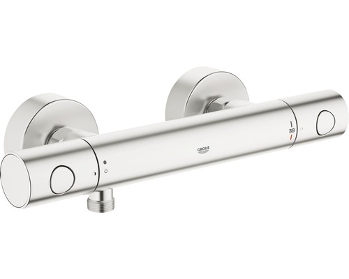 GROHE Douche thermostaatkraan Grohtherm 1000 Cosmopolitan M 34065DC2 supersteel Grohe kraan voor wandmontage
