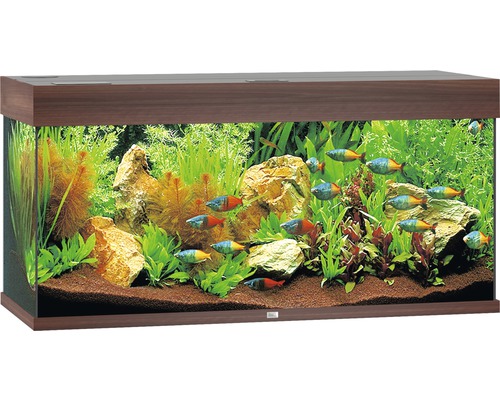 JUWEL Aquarium Rio LED donker hout 180 L, 101x41x50 cm