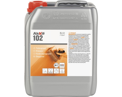 AKKIT 102 Diepgrond voor absorberende ondergronden 5 l