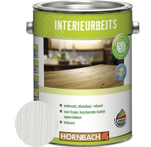 Houtbeits voor binnengebruik in metalen emmer van Hornbach
