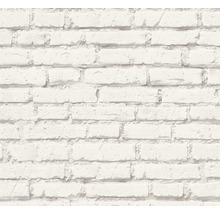 Behang met baksteenmotief