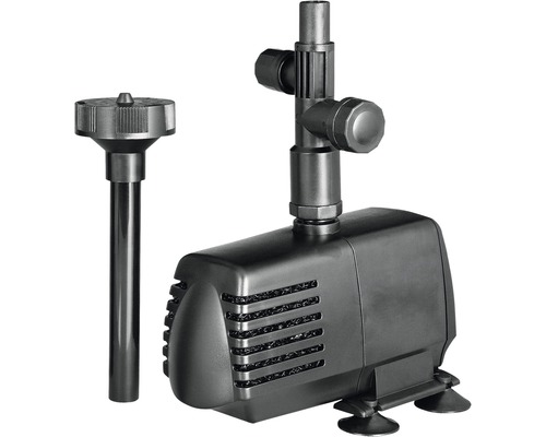 Vijverpomp met fonteinkop
