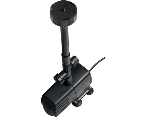 Fonteinpomp met opzetstuk voor tuinvijvers