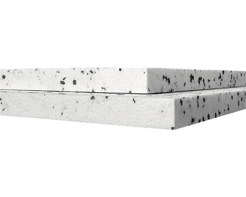 Twee isolatieplaten van polystyreen met koolstof