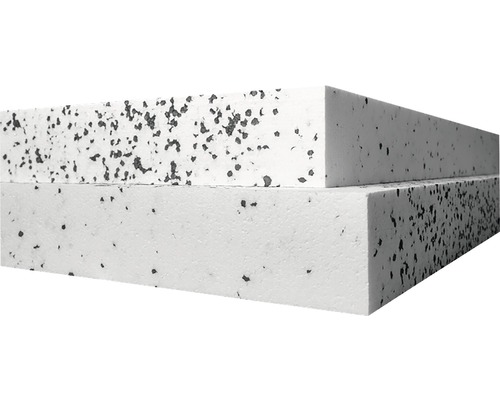 Twee polystyreen hardschuimplaten voor thermische isolatie