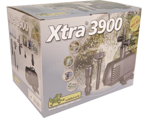 Verpakking van de Ubbink Xtra 3900 vijverpomp