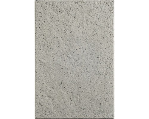 Grijze vloertegel met gespikkelde textuur voor binnen en buiten.