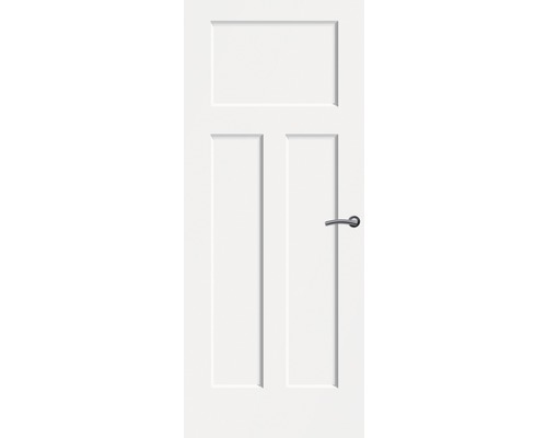 PERTURA Binnendeur retro 408 opdek links wit gegrond 83x201,5 cm