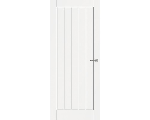 PERTURA Binnendeur retro 604 stomp wit gegrond 83x201,5 cm