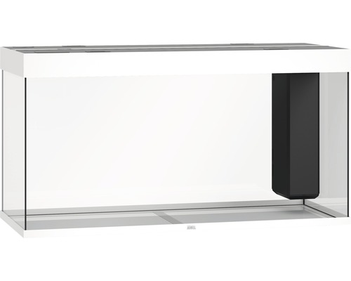 Leeg aquarium met ingebouwd filter