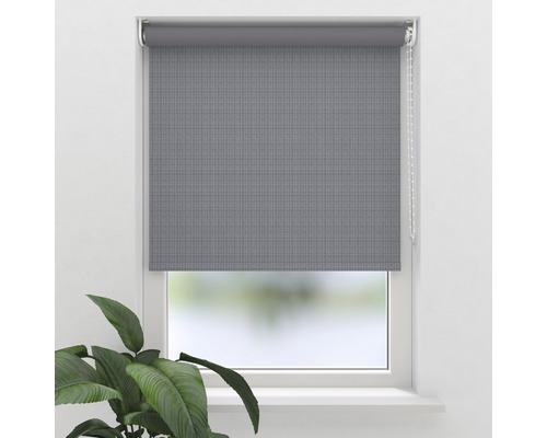 SOLUNA Rolgordijn verduisterend D7 structuur grijs 40x190 cm SOLUNA Rolgordijn verduisterend D7 structuur grijs 40x190 cm
