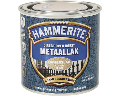 HAMMERITE Metaallak hamerslag koper 250 ml