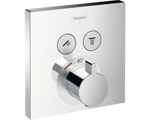 HANSGROHE Afbouwdeel douche thermostaatkraan met 2 functies ShowerSelect 15763000 excl. iBox chroom