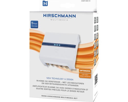 Hirschmann Multimedia In-Home CAI Versterker verpakking